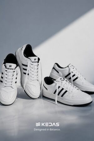 Black Striped White Sneaker